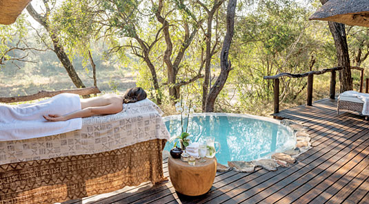 Spa Massage Dulini luxury suite Safari Lodge Sabi Sand Game Reserve South Africa Luxury Safari Lodge Bookings