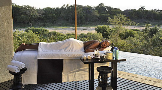 Book a private massage treatment in your Villa at Lion Sand's Ivory Lodge in the Sabi Sand Private Game Reserve, South Africa