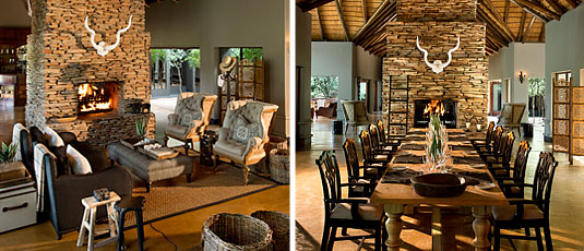 Lion Sands Tinga Lodge Sabi Sand Private Game Reserve Main Lodge Lounge Dining Safari Accommodation Booking