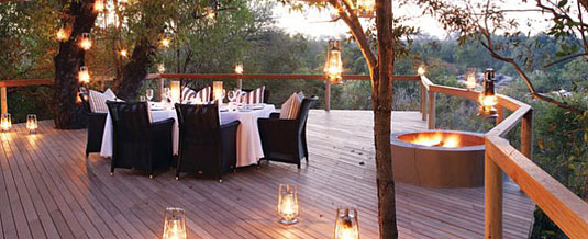 Dining Deck Boma Dinner Accommodation Pioneer Camp Londolozi Private Game Reserve Sabi Sand Private Game Reserve Accommodation Booking