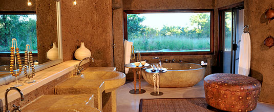 Sabi Sabi Luxury Bathroom Earth Lodge Amber Presidential Suite Luxury Accommodation Sabi Sabi Private Game Reserve Sabi Sands Reserve
