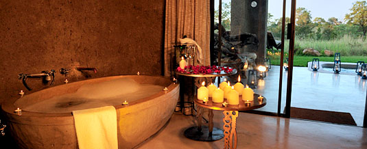 Luxury Bathroom Suite Earth Lodge Luxury Accommodation Sabi Sabi Private Game Reserv Sabi Sands Reserve