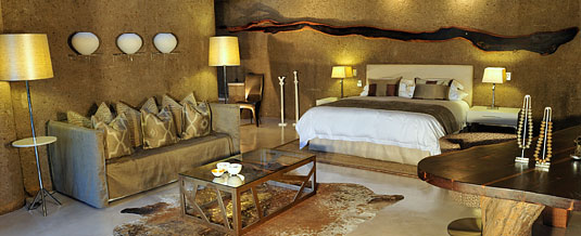 Earth Lodge Bedroom Standard Suite Luxury Accommodation Sabi Sabi Private Game Reserve Sabi Sands Reserve