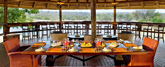 Safari Lodge's Tree House Dining Area at Ulusaba Private Game Reserve - Sabi Sand Private Game Reserve